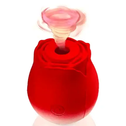 Elegant rose-shaped vibrator designed for ultimate pleasure.