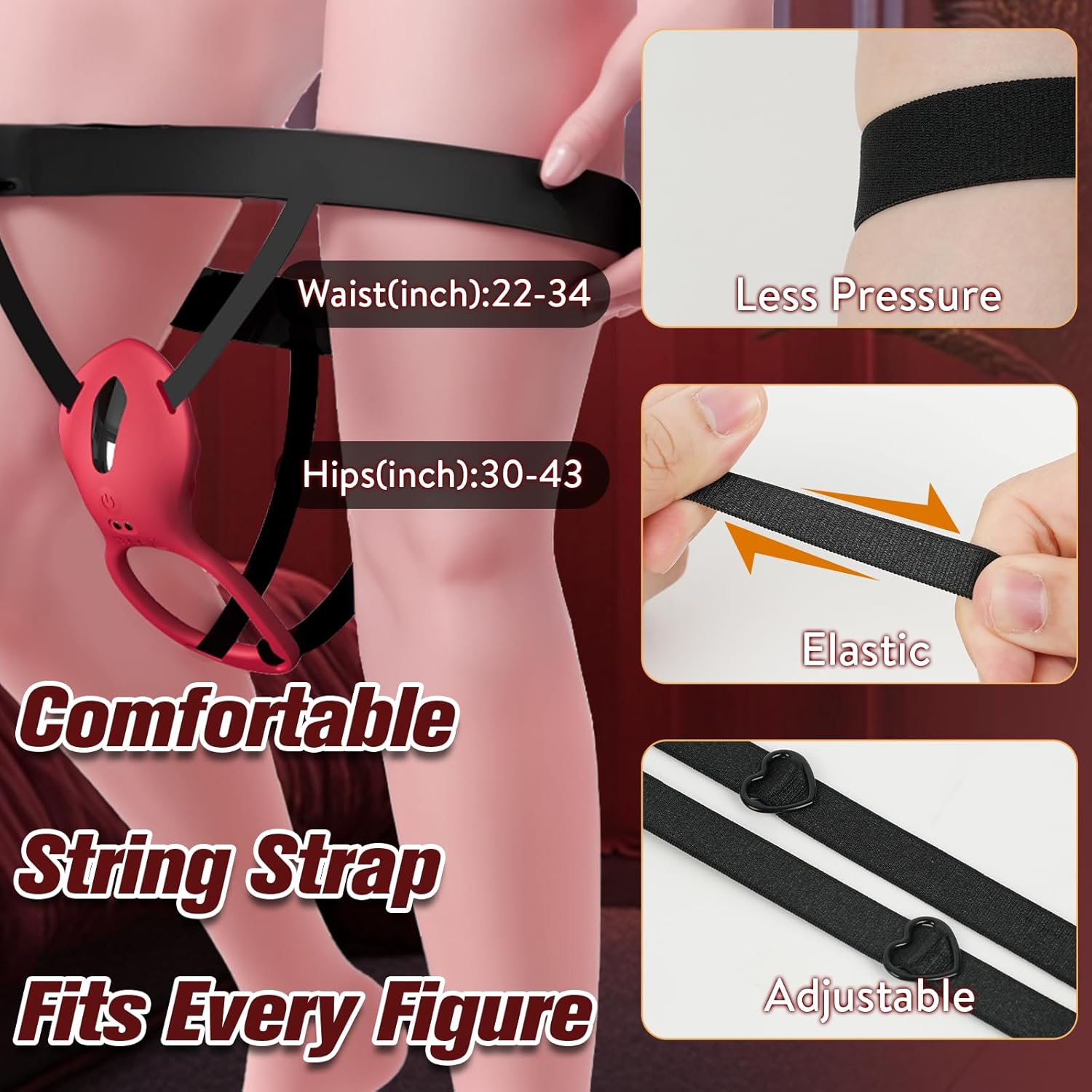 Couples Vibrating Strap Ring App-Controlled Couples Vibrating Strap Ring – Penetration-Friendly Remote Sex Toy (Ibadan, Lagos) - Image 4